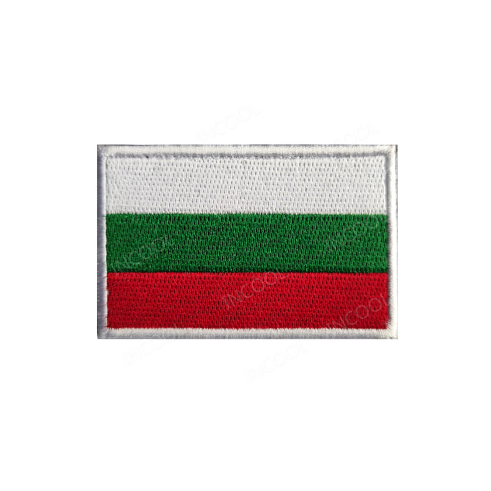 Embroidery Uk - ผ้าปักลายธงบัลแกเรียสำหรับแจ็คเก็ตกระเป๋าเป้สะพายหลัง