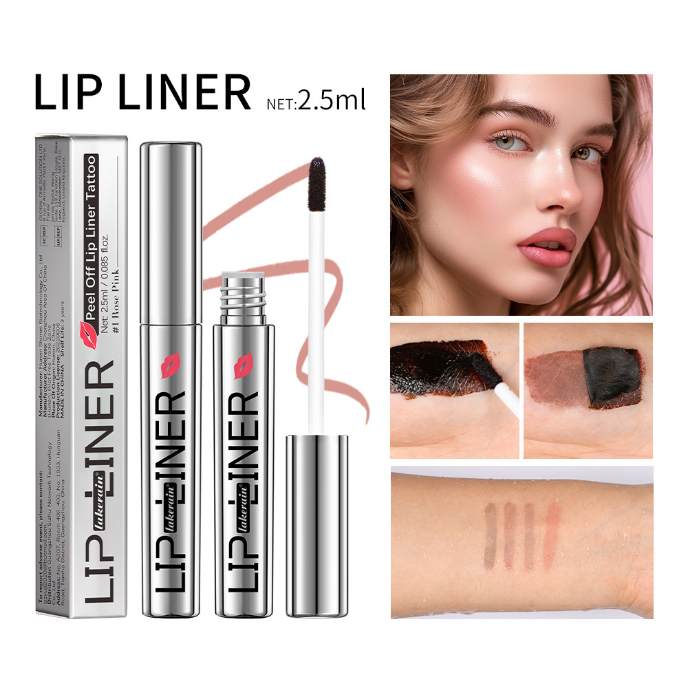 Transfer Pen Ink - ดินสอเขียนขอบปากแบบลอกออกได้ กันน้ำ ติดทนนาน ลิปไลเนอร์เนื้อแมทท์ ไม่เลอะ ติดทน