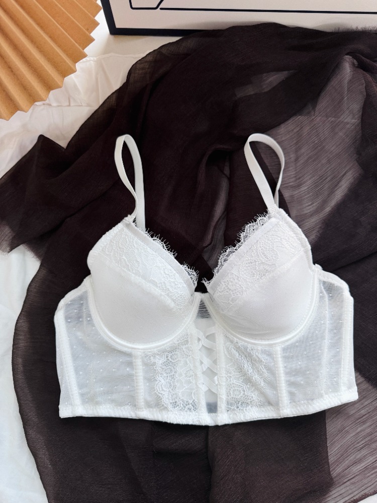 Embroidery Uk - BANERDANNI UK Best Fishbone Lace Bralette