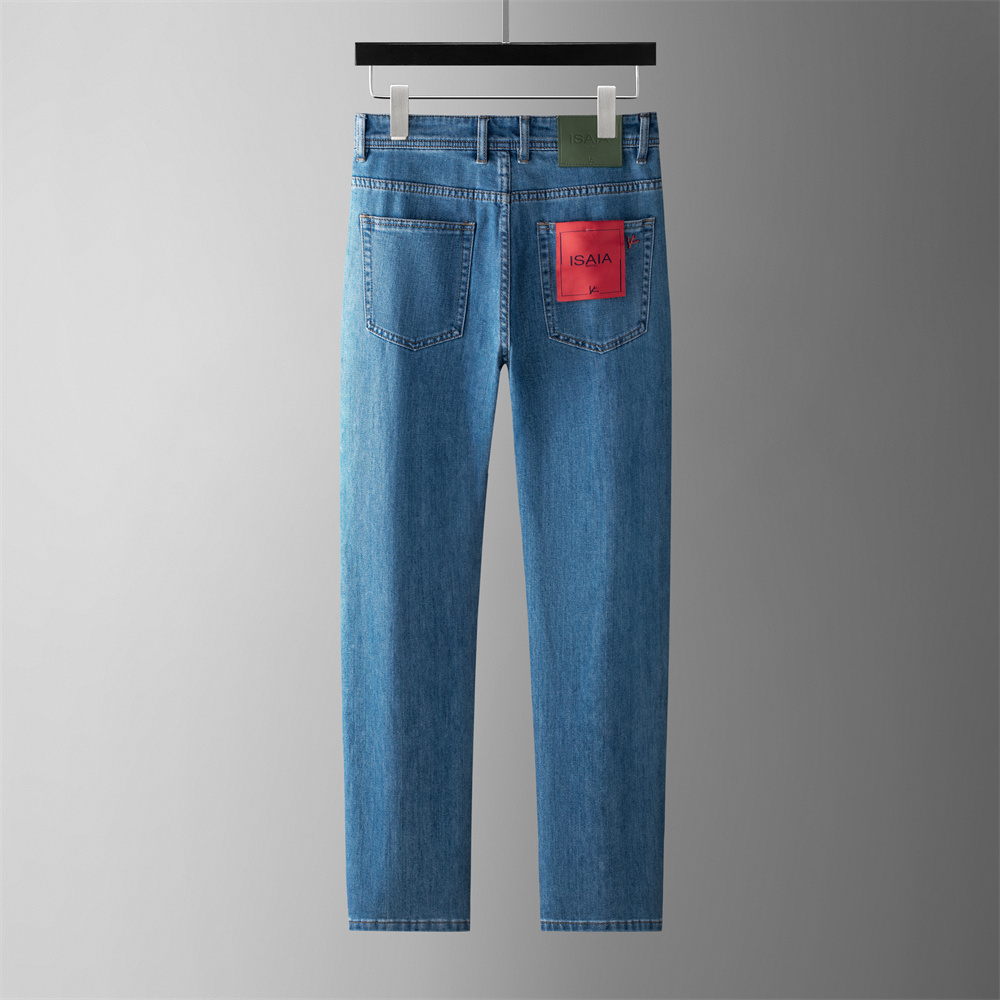 OECHSLI กางเกงยีนส์ผ้าฝ้ายบางผ - Embroidery On Jeans บทวิจารณ์และราคา
