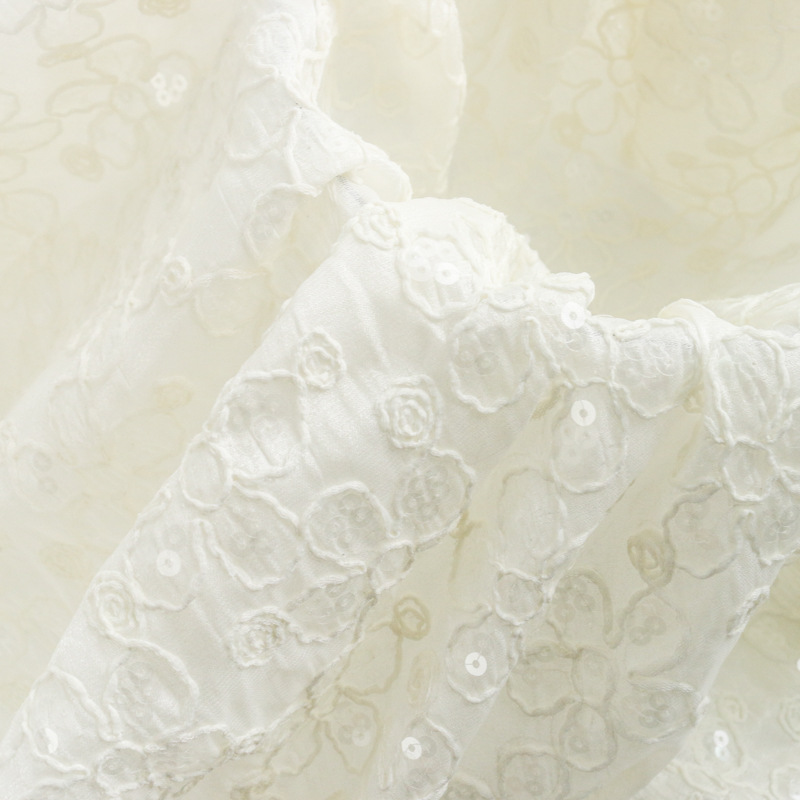 ผ้าแจ็คการ์ดลายดอกไม้ปักด้วยเช - Embroidery Design 3D บทวิจารณ์และราคา