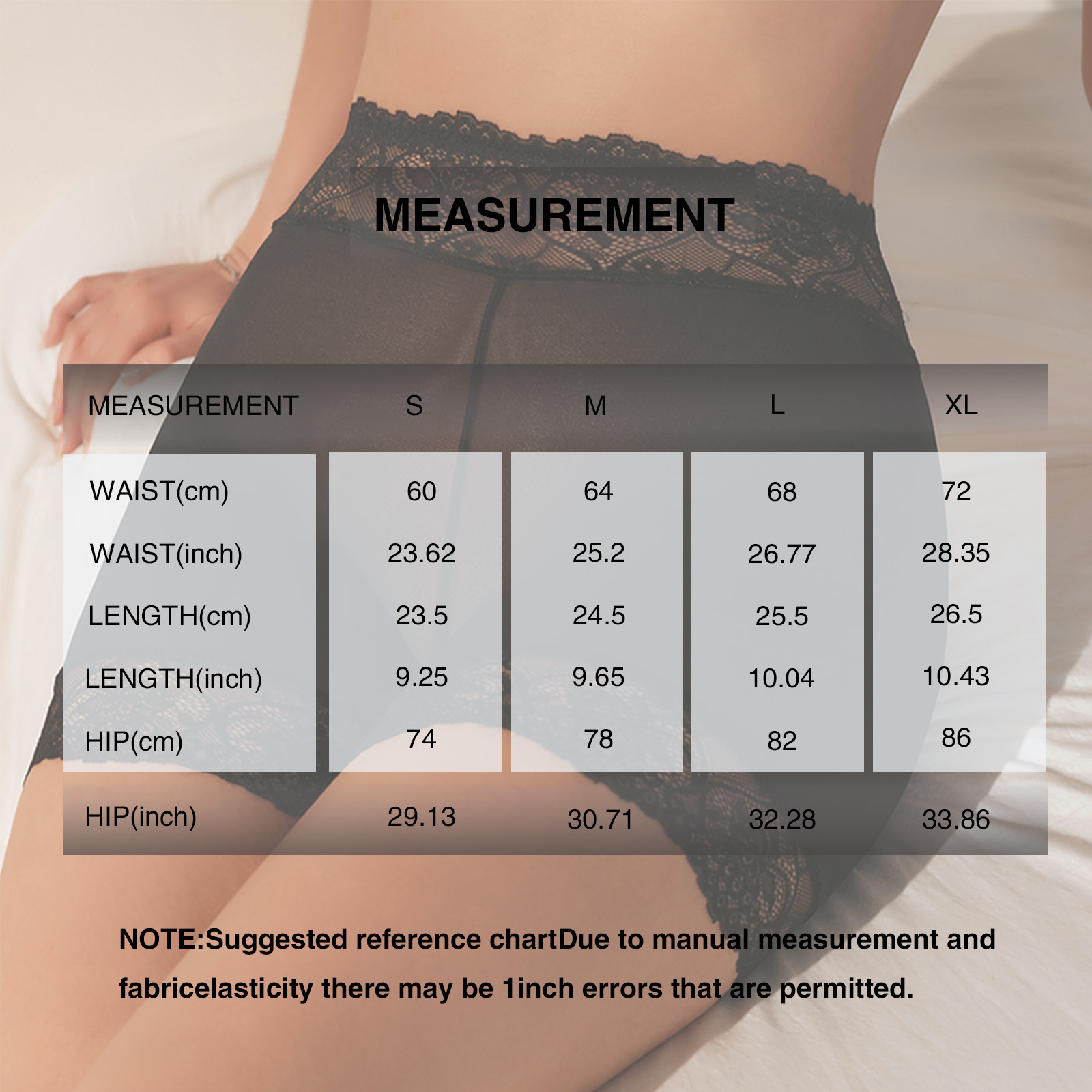 1/2/3 ชิ้น กางเกงในสตรีเอวสูง  - Embroidery Underwear บทวิจารณ์และราคา