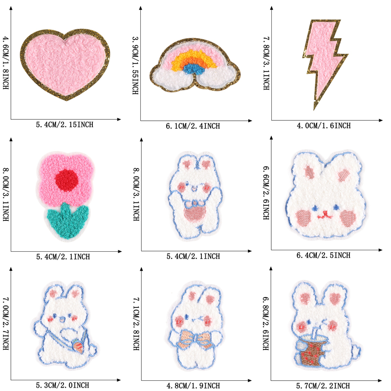 10ชิ้นแผ่นรีดบนผ้ากำมะหยี่แพ็ค - Embroidery Design 3D บทวิจารณ์และราคา
