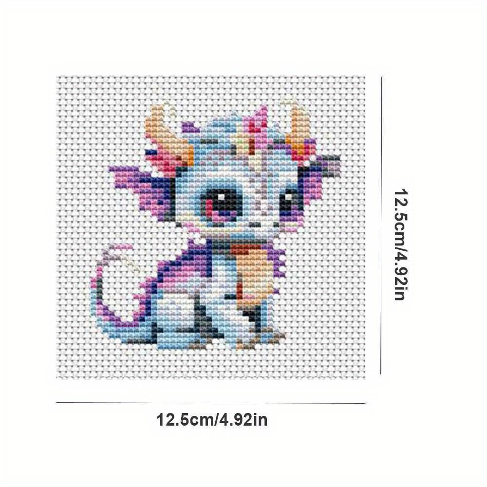 ชุดปักครอสติชลายมังกร 12 ชิ้น  - Embroidery Job บทวิจารณ์และราคา
