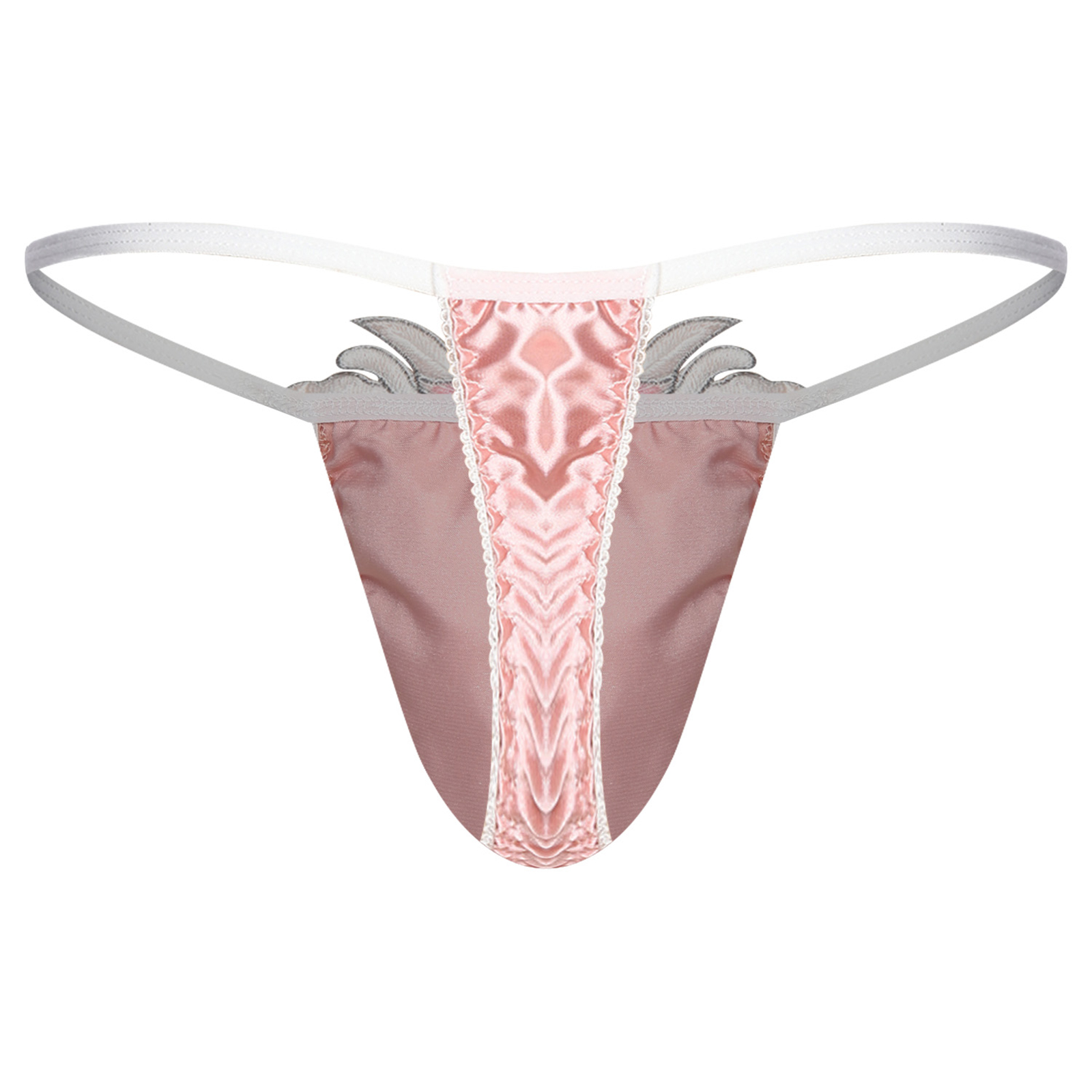 กางเกงในชายแบบ T-back ลายดอกไม - Embroidery Underwear บทวิจารณ์และราคา