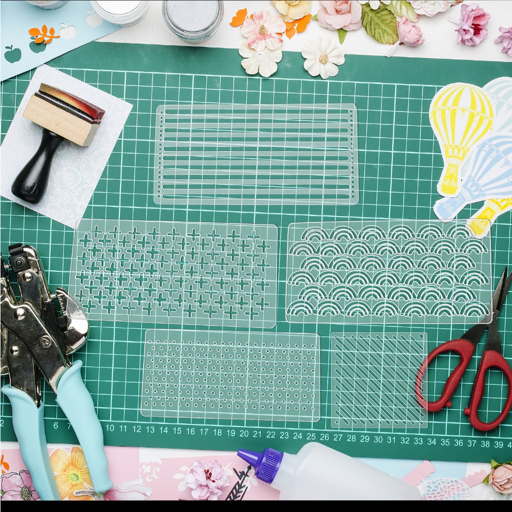 แม่แบบลายฉลุอะคริลิกสำหรับงานซ - Embroidery Meaning บทวิจารณ์และราคา