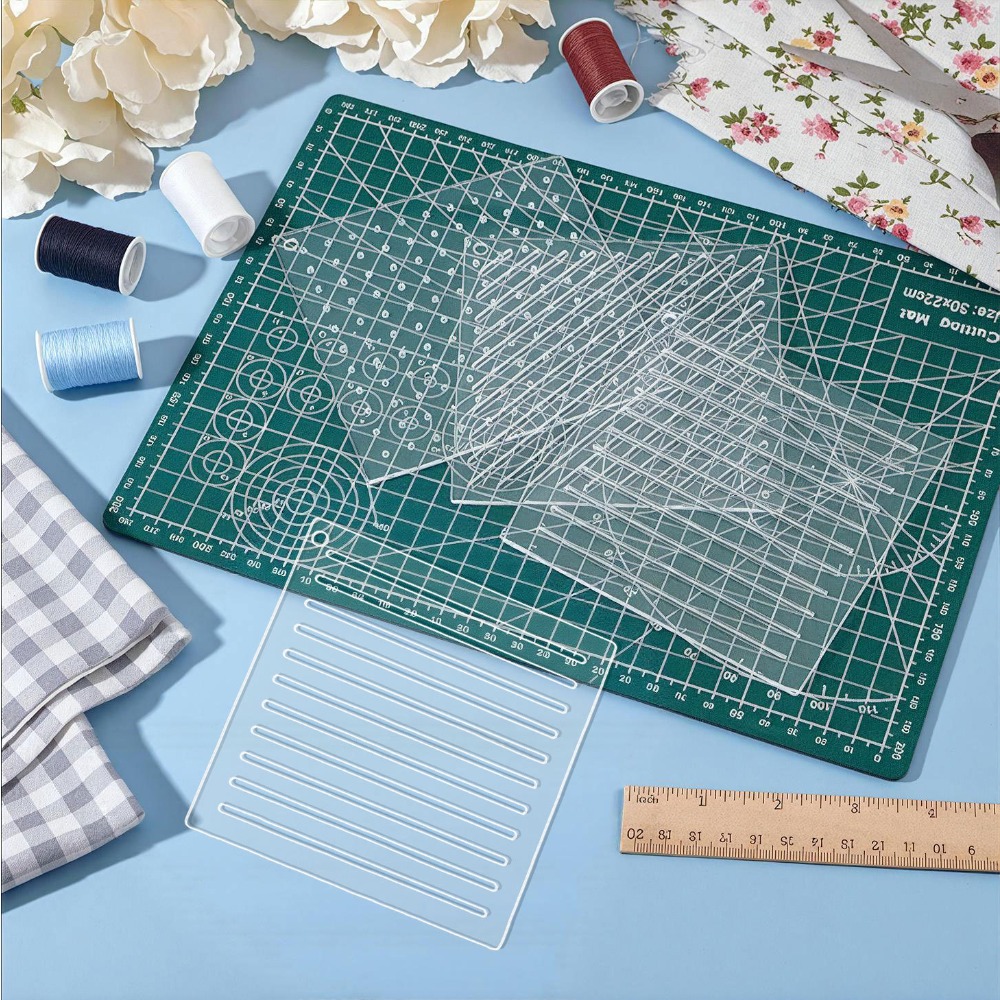 แม่แบบลายฉลุอะคริลิกสำหรับงานซ - Embroidery Meaning บทวิจารณ์และราคา