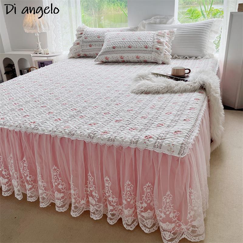 ผ้าฝ้ายลูกไม้เย็บปักถักร้อยหนา - Embroidery Quilt Cover บทวิจารณ์และราคา