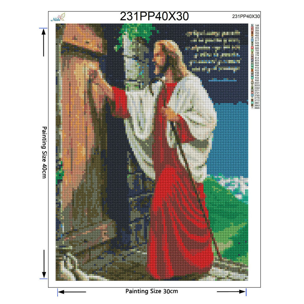 5d Diy เย็บปักถักร้อยเพชรพระเย - Embroidery Jesus บทวิจารณ์และราคา