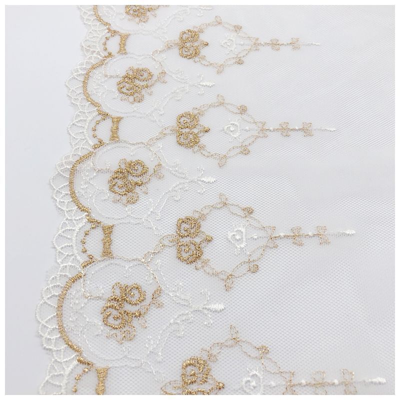 ความกว้าง 16.2 ซม.ตาข่ายเย็บปั - Embroidery Rose บทวิจารณ์และราคา