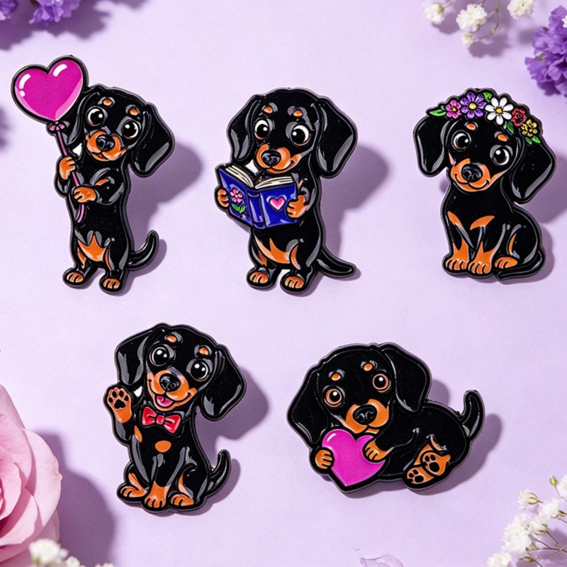 ชุดเข็มกลัดเคลือบลายดัชชุนด์น่ - Embroidery Textile บทวิจารณ์และราคา