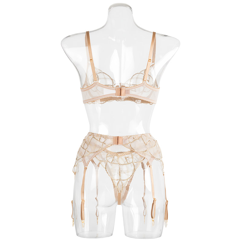 ชุดชั้นในเซ็กซี่สำหรับผู้หญิง  - Embroidery Underwear บทวิจารณ์และราคา