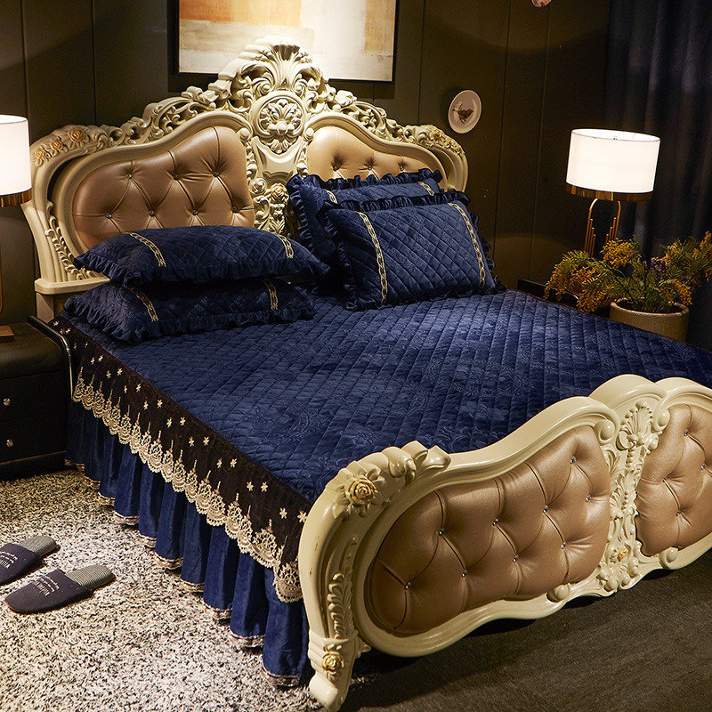 Ai winsure-ผ้าคลุมเตียงกำมะหยี - Embroidery Quilt Cover บทวิจารณ์และราคา