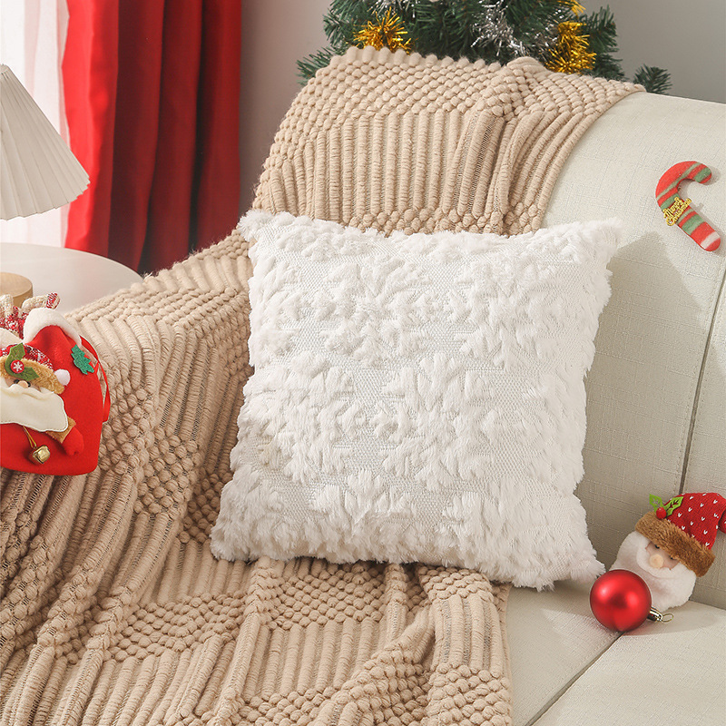 45x45 ซม.คริสต์มาสเกล็ดหิมะเย็ - Embroidery Xmas Tree บทวิจารณ์และราคา