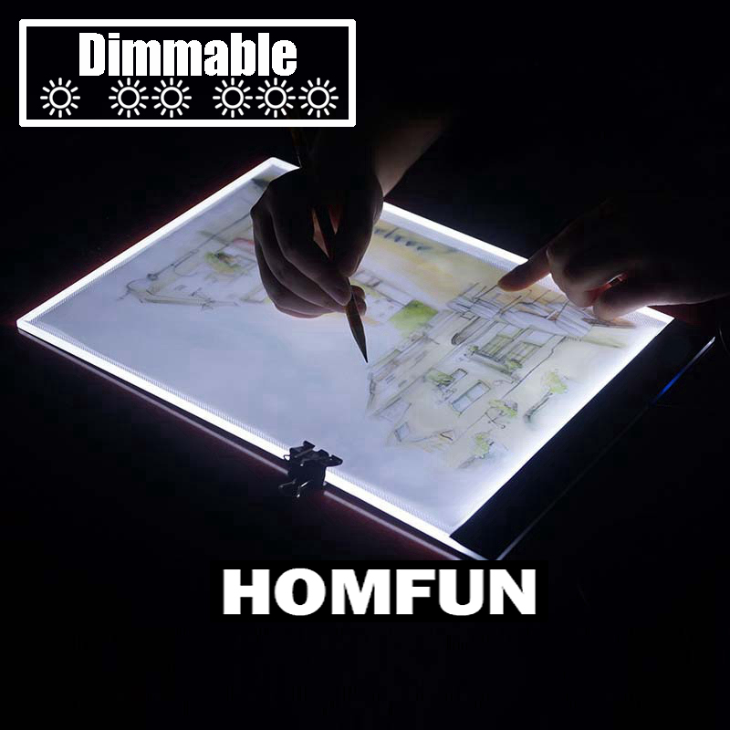 หรี่แสงได้! Ultrathin A4 LED L - Embroidery Uk บทวิจารณ์และราคา