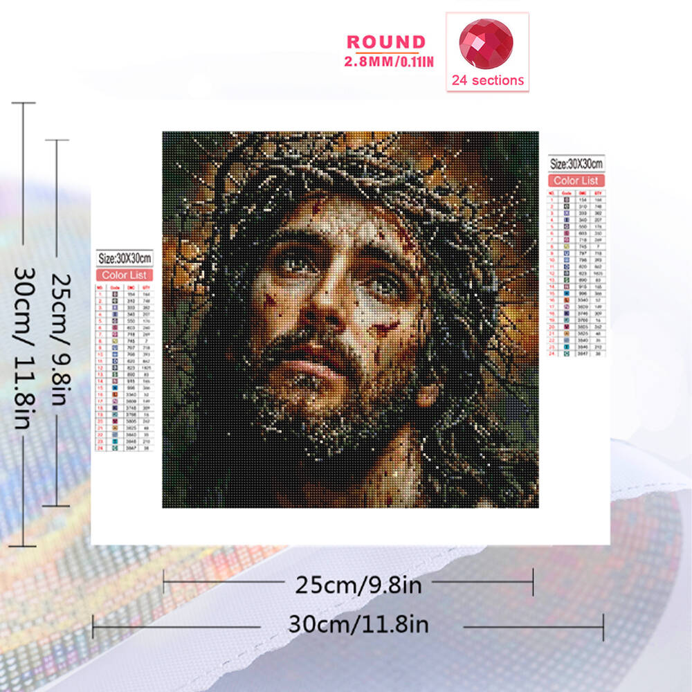 Evershine เพชรภาพวาดสุนัขสัตว์ - Embroidery Jesus บทวิจารณ์และราคา