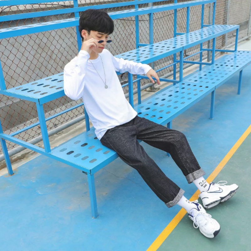 100% Cotton Men 'S เสื้อยืดคอก - Embroidery Cotton Shirt บทวิจารณ์และราคา