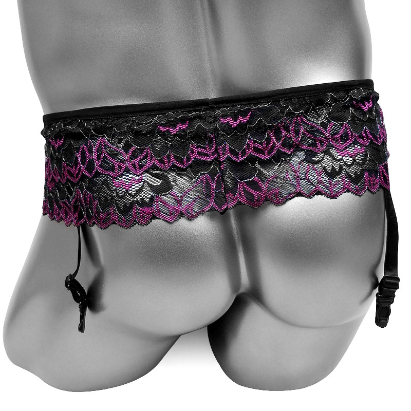 แฟชั่นเซ็กซี่ Suspenders Sissy - Embroidery Underwear บทวิจารณ์และราคา