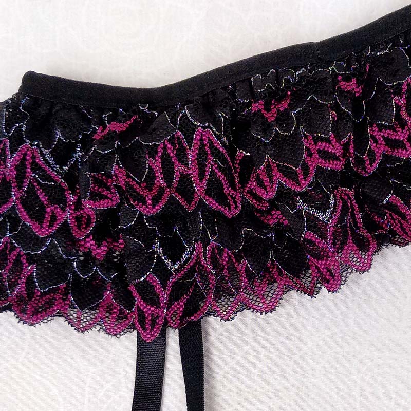แฟชั่นเซ็กซี่ Suspenders Sissy - Embroidery Underwear บทวิจารณ์และราคา