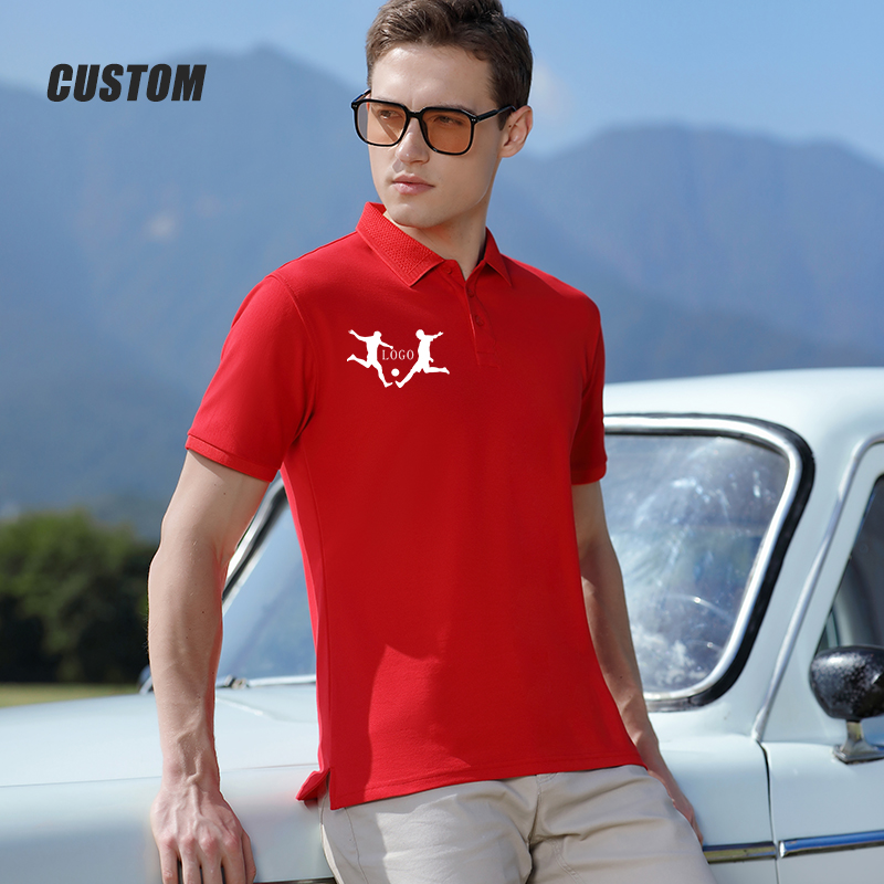 การปรับแต่งบุคลิกภาพเสื้อโปโลเ - Embroidery Cotton Shirt บทวิจารณ์และราคา