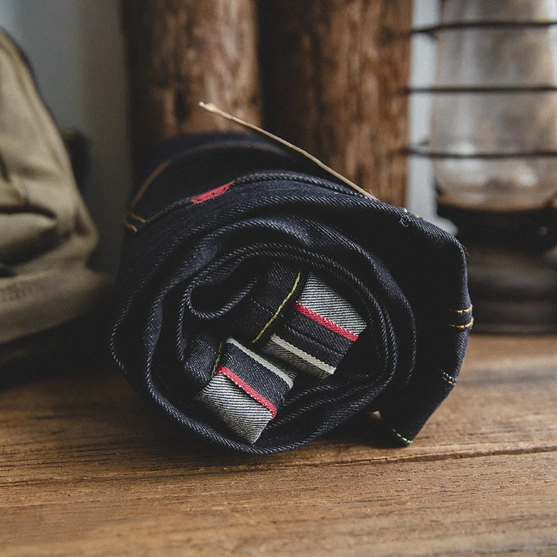 กางเกงยีนส์เดนิมดิบ Maden Retr - Embroidery On Jeans บทวิจารณ์และราคา