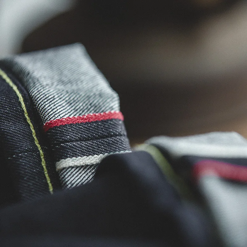 กางเกงยีนส์เดนิมดิบ Maden Retr - Embroidery On Jeans บทวิจารณ์และราคา