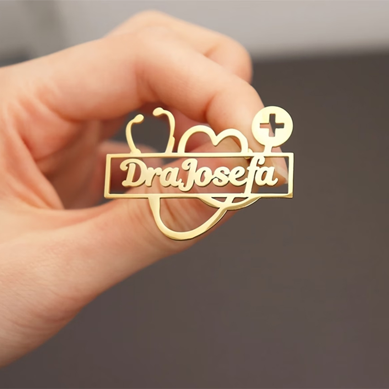 เข็มกลัดชื่อสั่งทำ Auxauxme สำ - Embroidery Name บทวิจารณ์และราคา