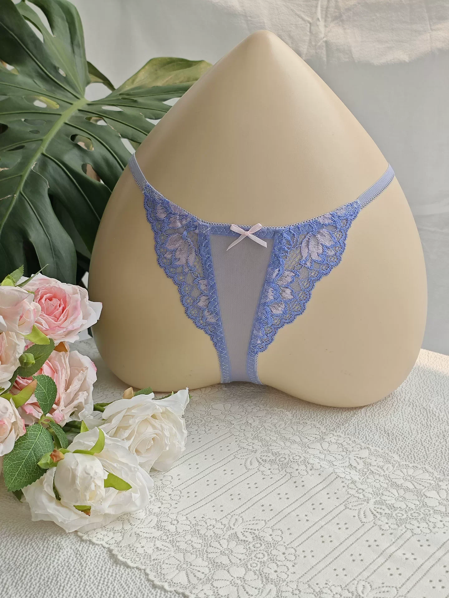 กางเกงในชายลูกไม้สีดำ ปักลายแฮ - Embroidery Underwear บทวิจารณ์และราคา