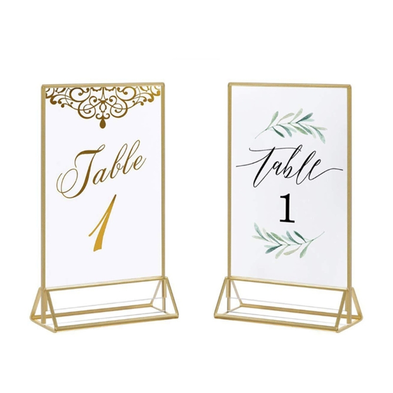 หมายเลขโต๊ะแต่งงานทำจากอะคริลิ - Embroidery Studio บทวิจารณ์และราคา
