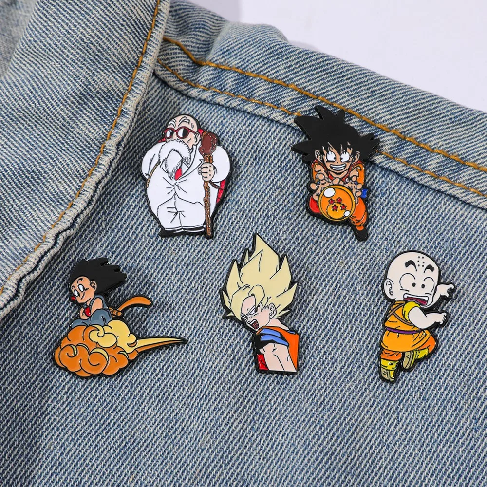 เข็มกลัดอนิเมะยอดนิยมแบบคลาสสิ - Embroidery Textile บทวิจารณ์และราคา