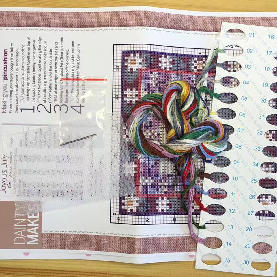 ZC184 ชุดปักครอสติส Cross-stit - Embroidery Job บทวิจารณ์และราคา