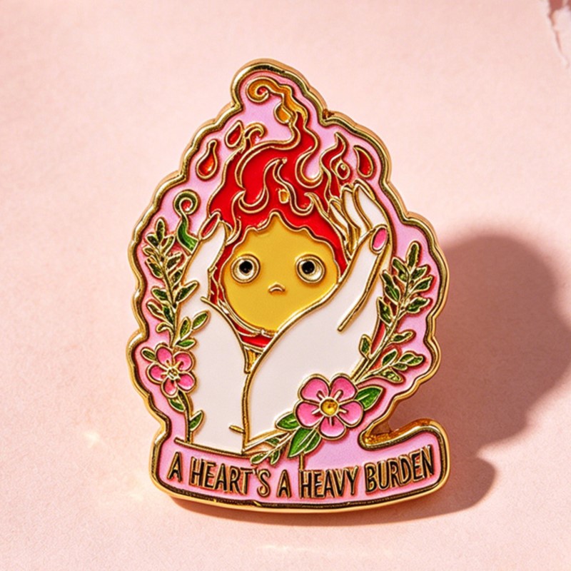 หัวใจคือภาระหนัก เข็มกลัดเคลือ - Embroidery Textile บทวิจารณ์และราคา