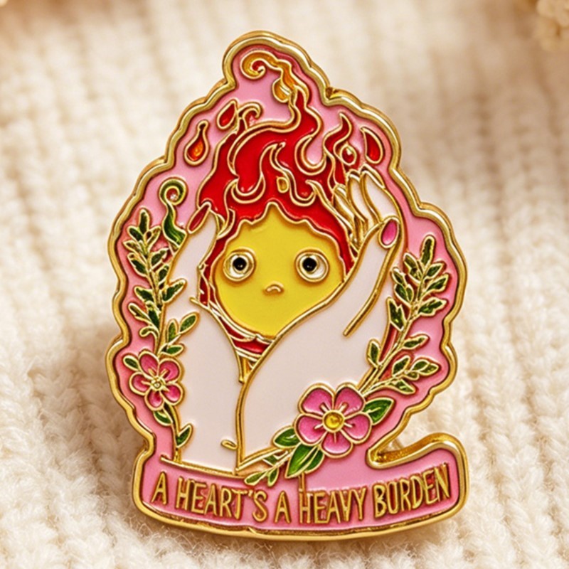 หัวใจคือภาระหนัก เข็มกลัดเคลือ - Embroidery Textile บทวิจารณ์และราคา