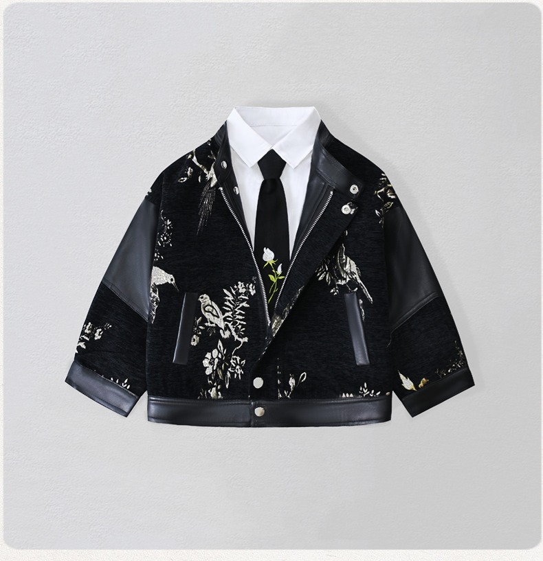 เสื้อแจ็คเก็ตหนัง PU ปักลายมอเ - Embroidery Uniform บทวิจารณ์และราคา