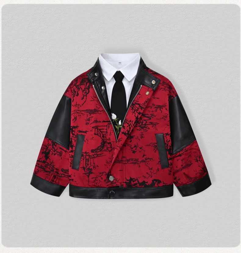 เสื้อแจ็คเก็ตหนัง PU ปักลายมอเ - Embroidery Uniform บทวิจารณ์และราคา