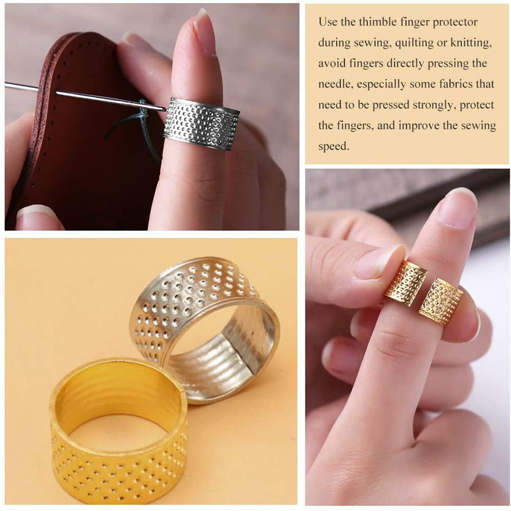 การเย็บด้วยมือปลอกนิ้วทำจากโลห - Embroidery Job บทวิจารณ์และราคา