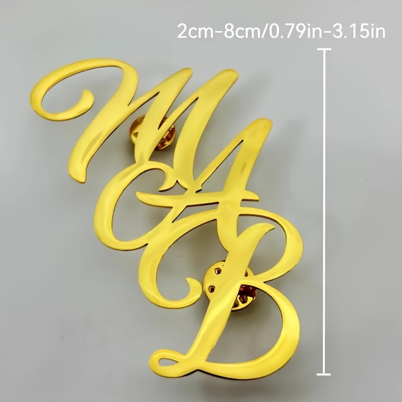 Custom Monogramชื่อเริ่มต้นสแต - Embroidery Name บทวิจารณ์และราคา