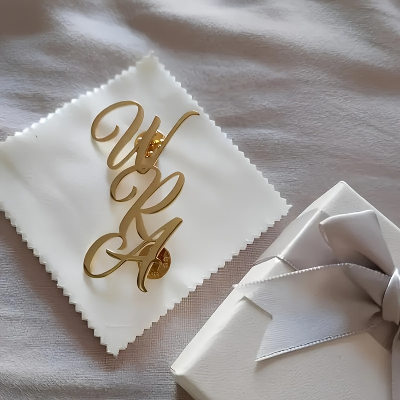 Custom Monogramชื่อเริ่มต้นสแต - Embroidery Name บทวิจารณ์และราคา