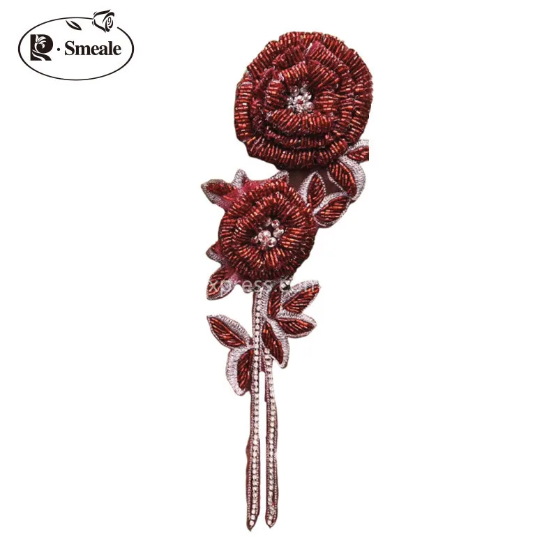 ดอกไม้ประดับหน้าอกรูปดอกกุหลาบ - Embroidery Rose บทวิจารณ์และราคา