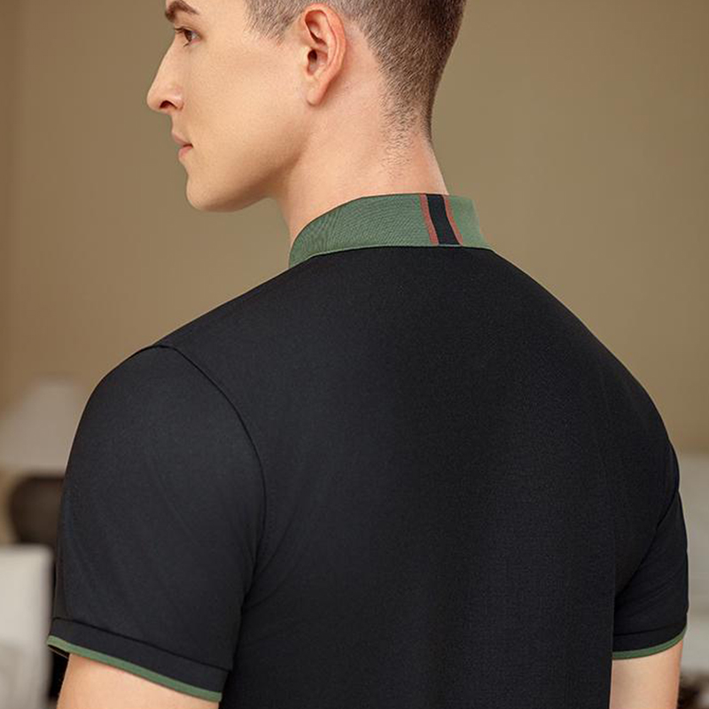 เสื้อโปโลบล็อคสี - พิมพ์โลโก้ฟ - Embroidery Uniform บทวิจารณ์และราคา