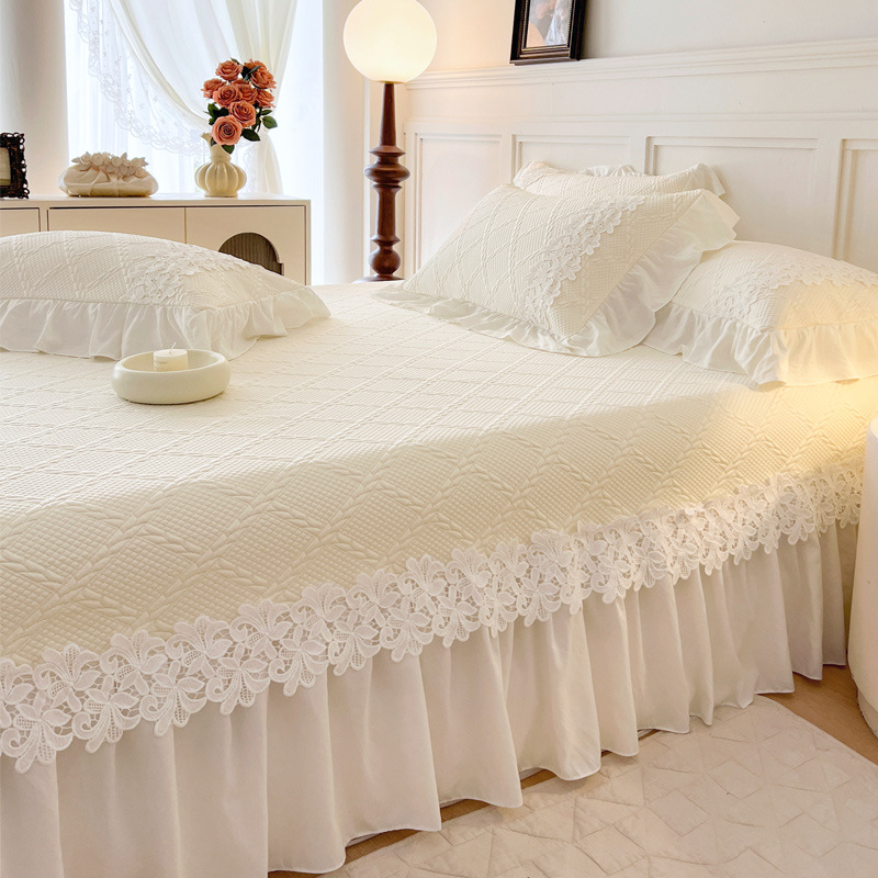 ชุดผ้าคลุมเตียงระบายความร้อนหร - Embroidery Quilt Cover บทวิจารณ์และราคา