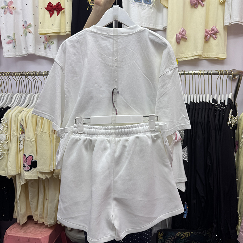 ฤดูร้อนสีสัน 3D ดอกไม้เสื้อยืด - Embroidery Cotton Shirt บทวิจารณ์และราคา