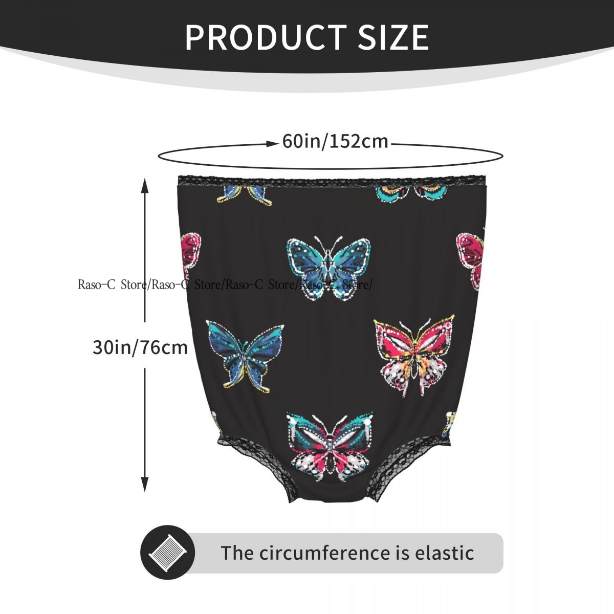 กางเกงในปักลายผีเสื้อเขตร้อนปร - Embroidery Underwear บทวิจารณ์และราคา