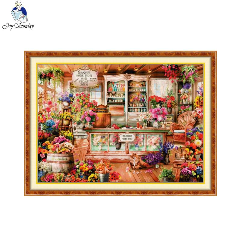 ชุดปักครอสติชลายร้านดอกไม้จอยซ - Embroidery Meaning บทวิจารณ์และราคา