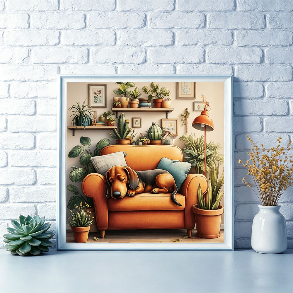 ชุดเย็บปักครอสติช HUACAN ลายสุ - Embroidery Job บทวิจารณ์และราคา