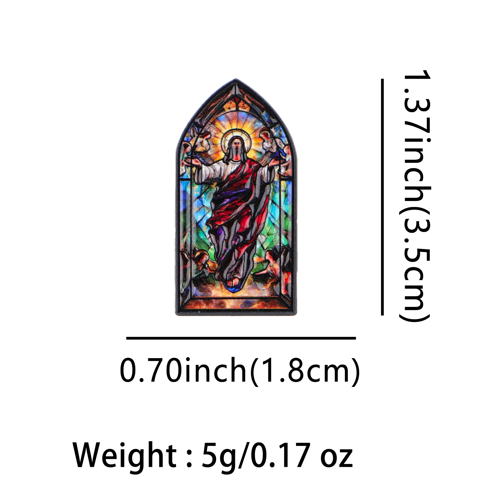 เข็มกลัดรูปพระแม่มารีและพระเยซ - Embroidery Jesus บทวิจารณ์และราคา