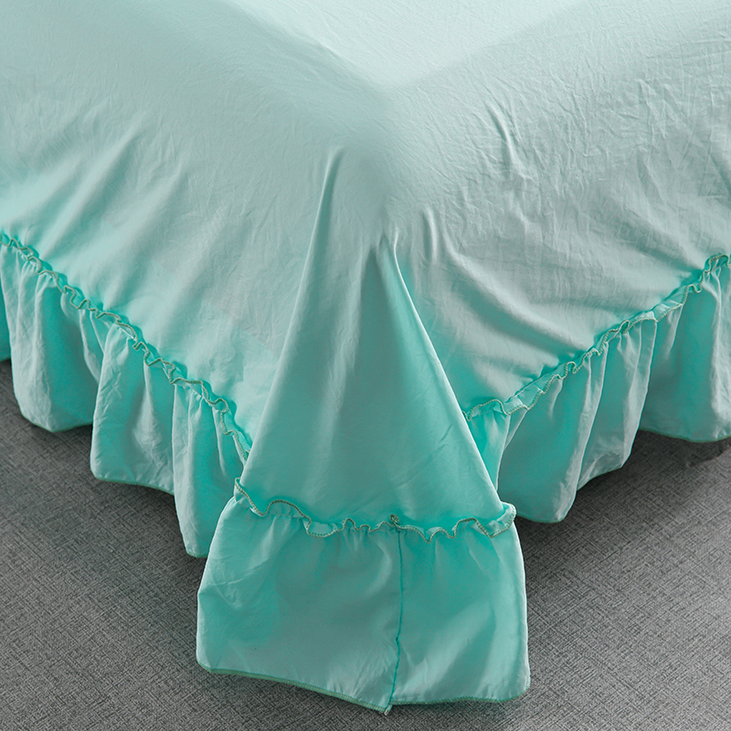 1/3 PC เจ้าหญิงเกาหลี Ruffles  - Embroidery Quilt Cover บทวิจารณ์และราคา