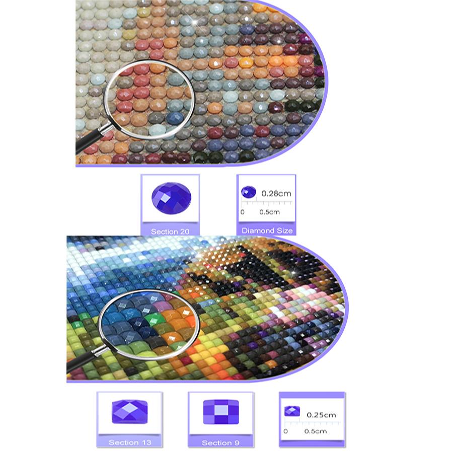5pcs เพชรภาพวาดอิสลามข้อความภา - Embroidery Hd Images บทวิจารณ์และราคา