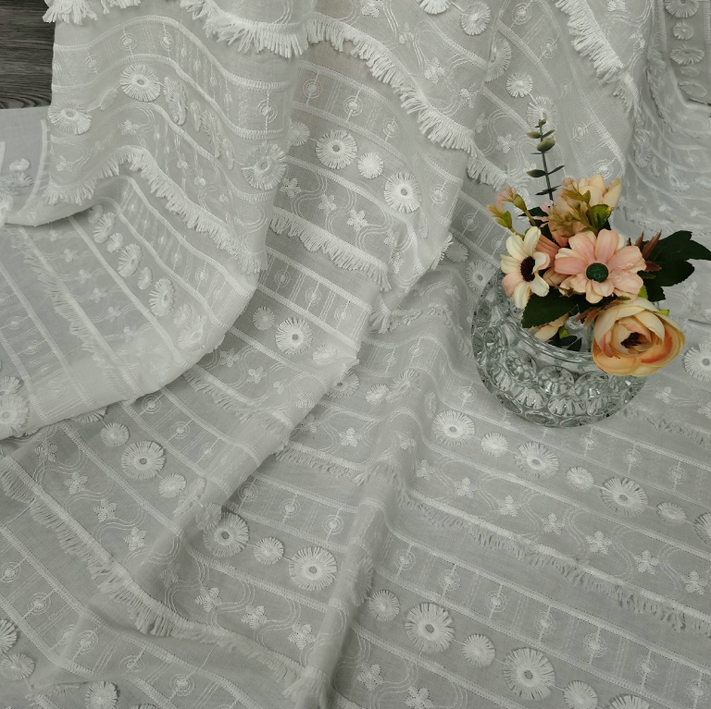 ผ้าปักลายดอกไม้ 3 มิติ ผ้าฝ้าย - Embroidery Design 3D บทวิจารณ์และราคา