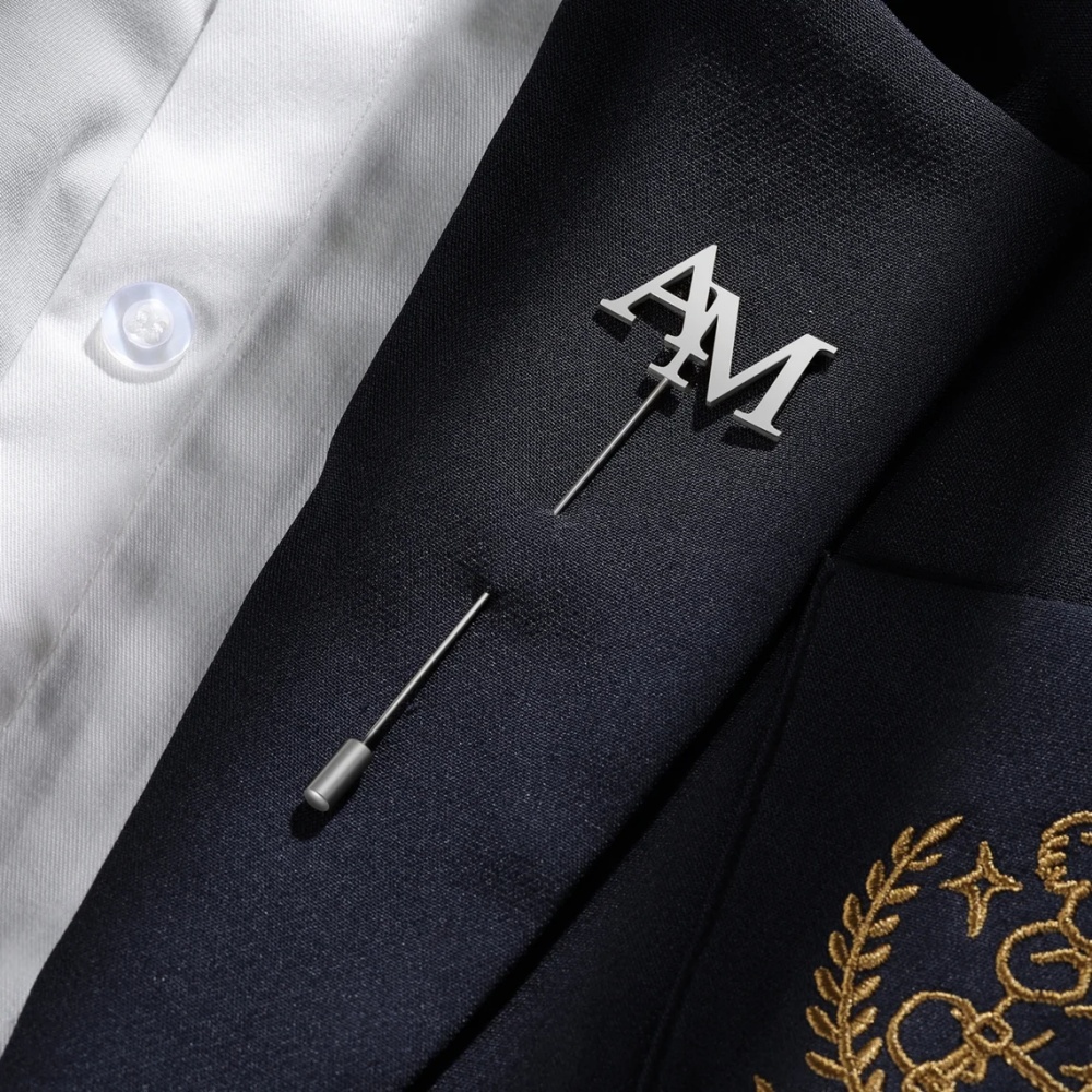 เข็มกลัดอักษรย่อแบบกำหนดเองสำห - Embroidery Name บทวิจารณ์และราคา